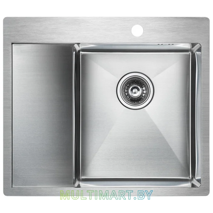 Кухонная мойка Paulmark Flank PM225951-BSR (нержавеющая сталь)